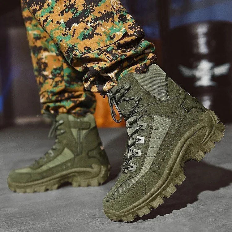 Mens Orthopedic Support Anti-Puncture Work Boots Waterproof Anti-Sprain Hiking Boots