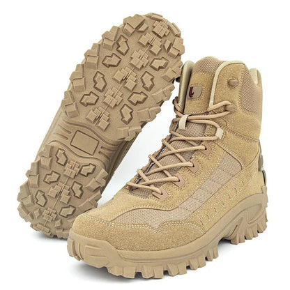 Mens Orthopedic Support Anti-Puncture Work Boots Waterproof Anti-Sprain Hiking Boots