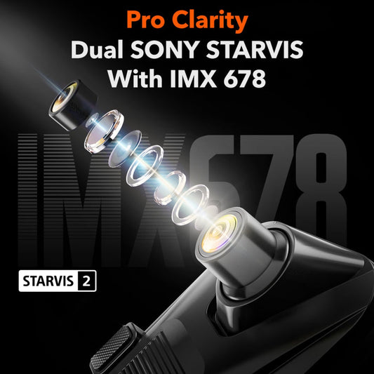 G900 TriPro Bumper Version 3 Channel Rearview Mirror Camera