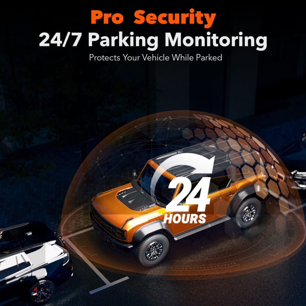 G900 TriPro Bumper Version 3 Channel Rearview Mirror Camera